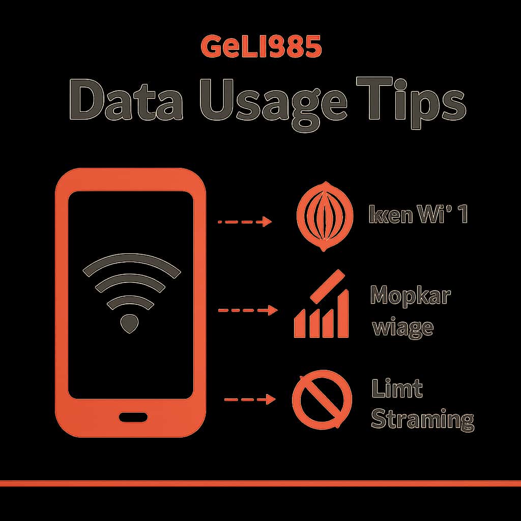 An educational diagram illustrating key aspects of Gold365 Data Usage Tips.