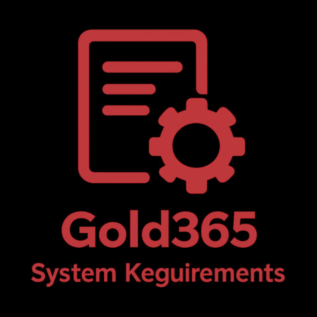 Icon representing Gold365 system requirements