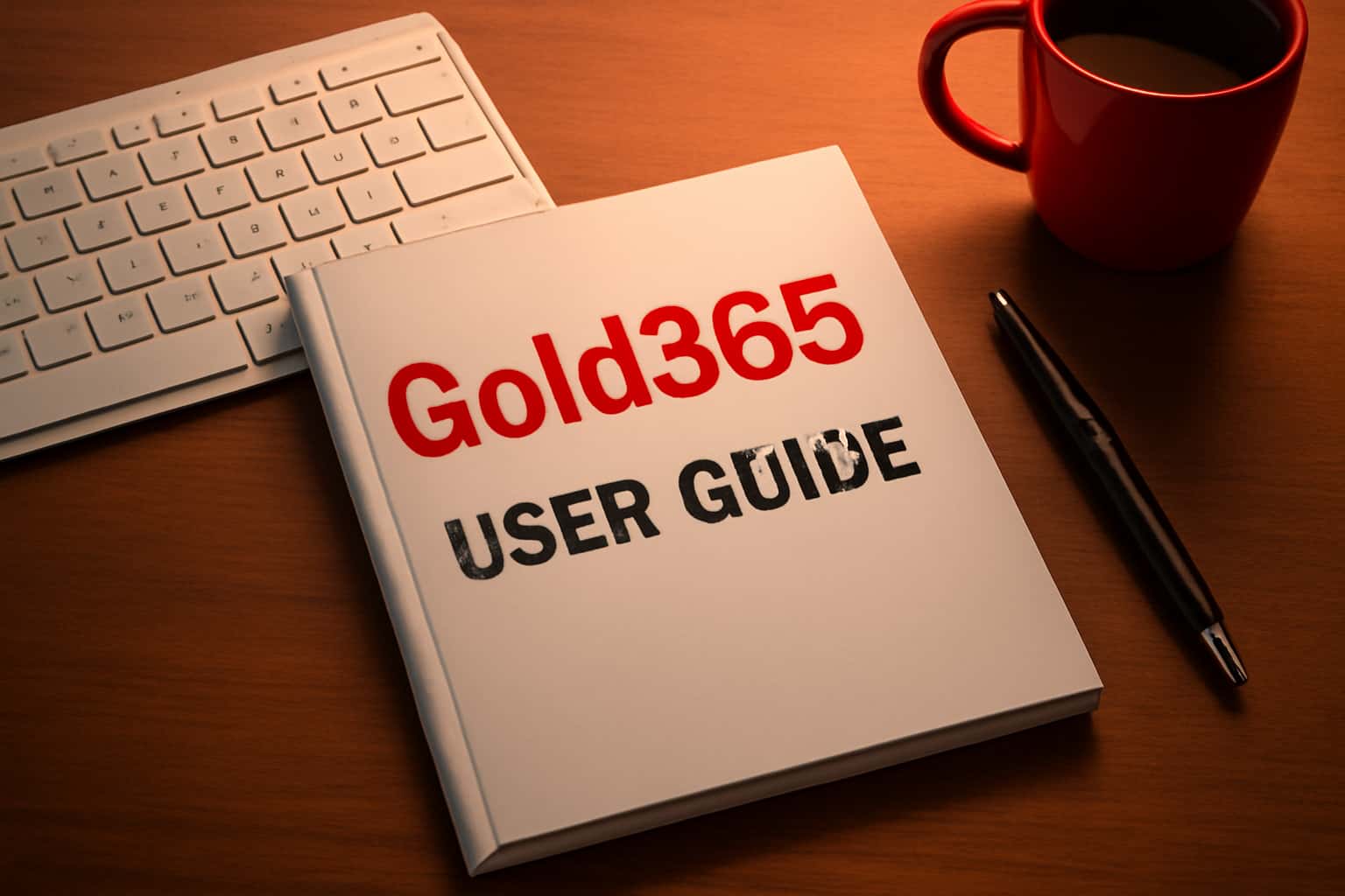 Gold365 User Guide visual representation featuring clean typography.