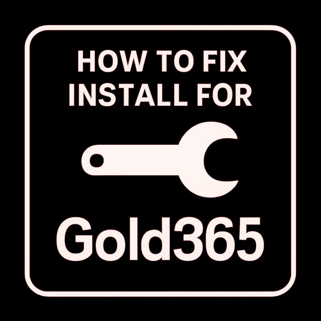 Icon representing installation guide for Gold365.