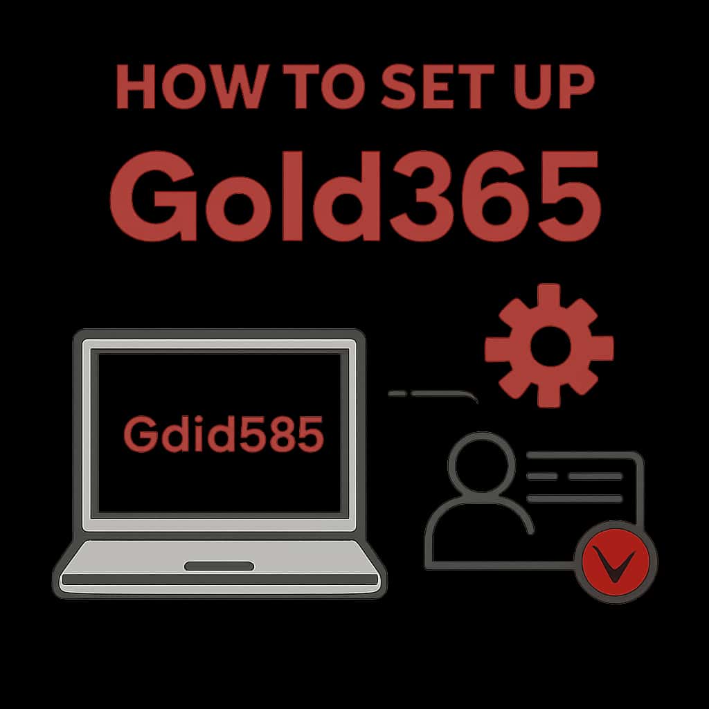 An educational diagram for setting up Gold365.