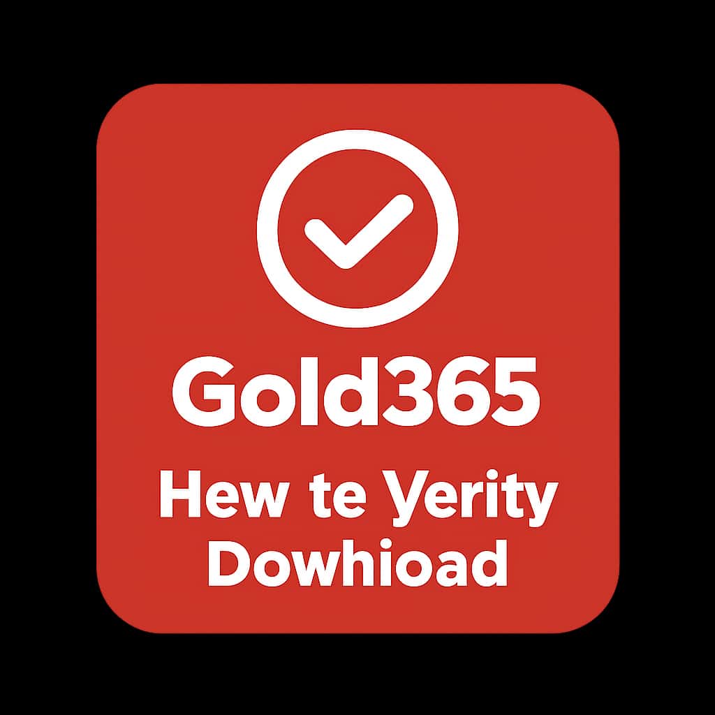 Icon representing Gold365 download verification