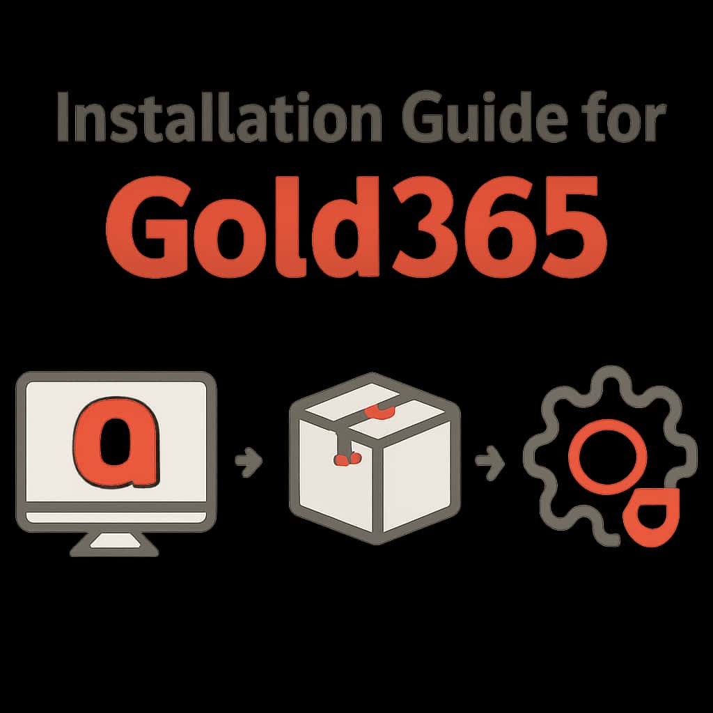 Diagram illustrating the installation process for Gold365.