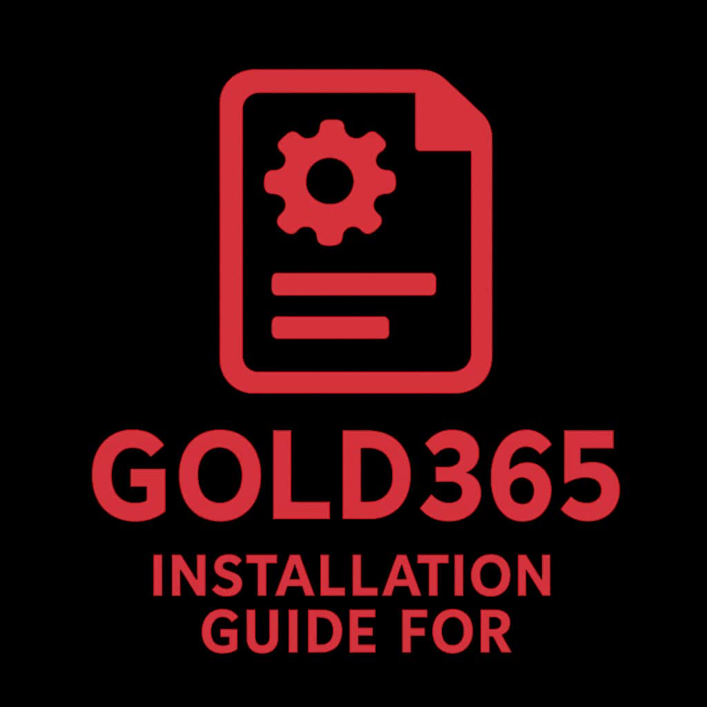 Icon for the Installation Guide for Gold365.